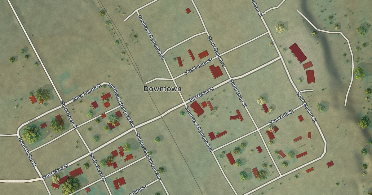 Map of Kirby, Wyoming in 2026