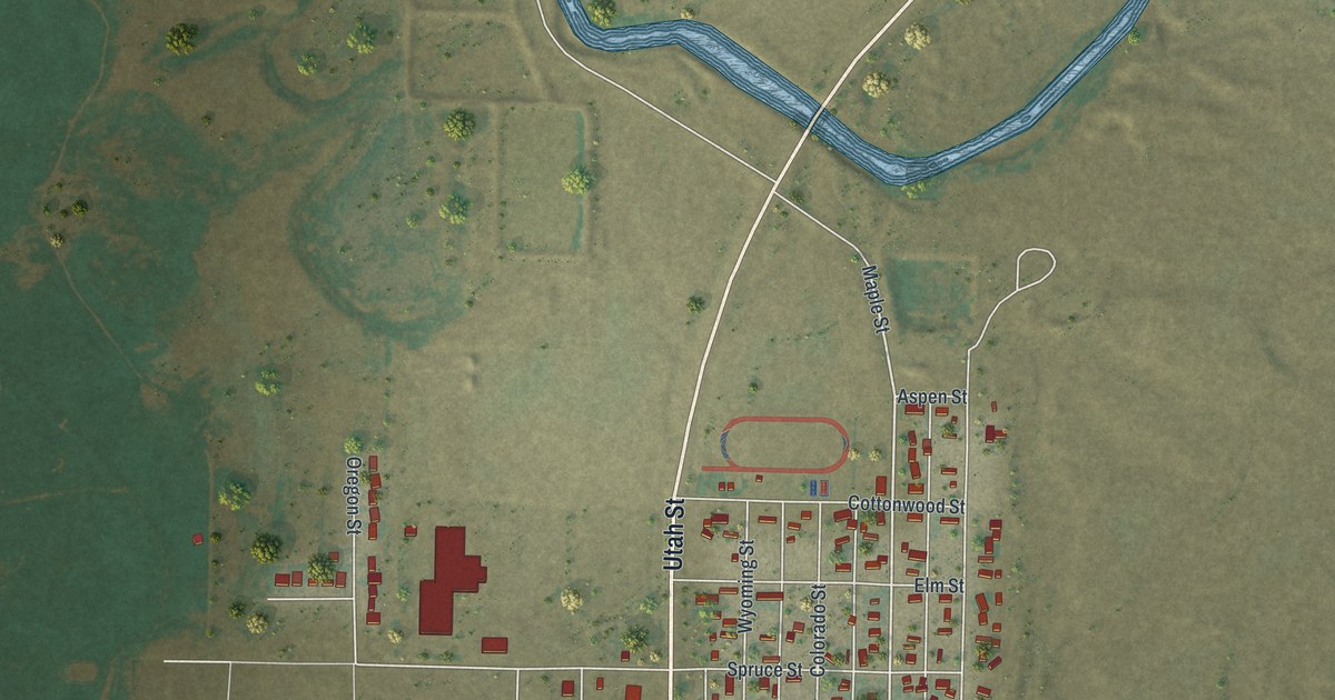Map of Medicine Bow, Wyoming in 2026