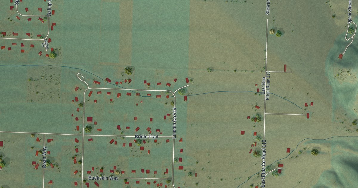 Map of Nordic, Wyoming in 2026