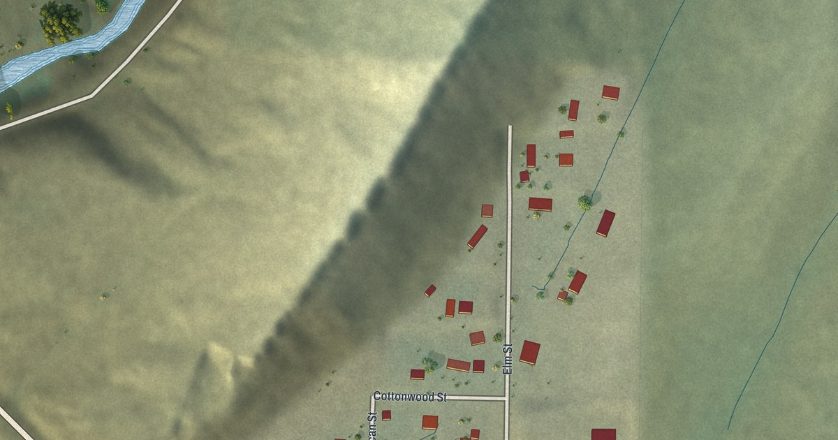 Map of Oakley, Wyoming in 2026