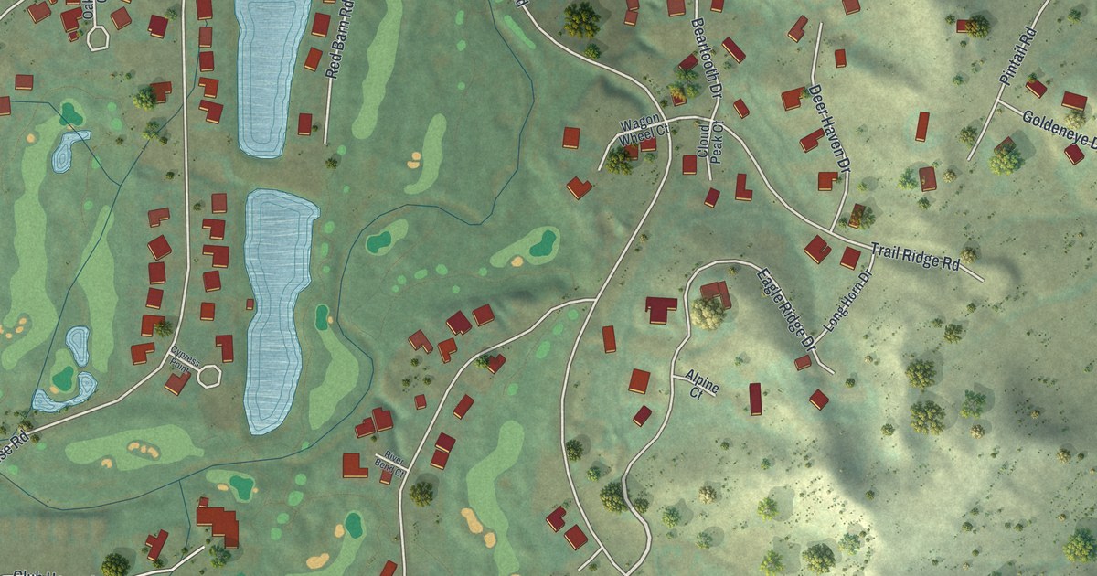 Map of Powder Horn, Wyoming in 2026