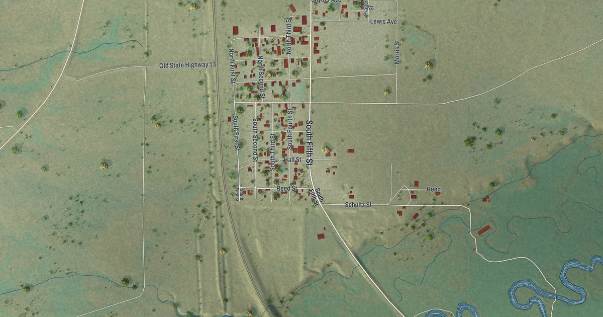 Map of Rock River, Wyoming in 2026