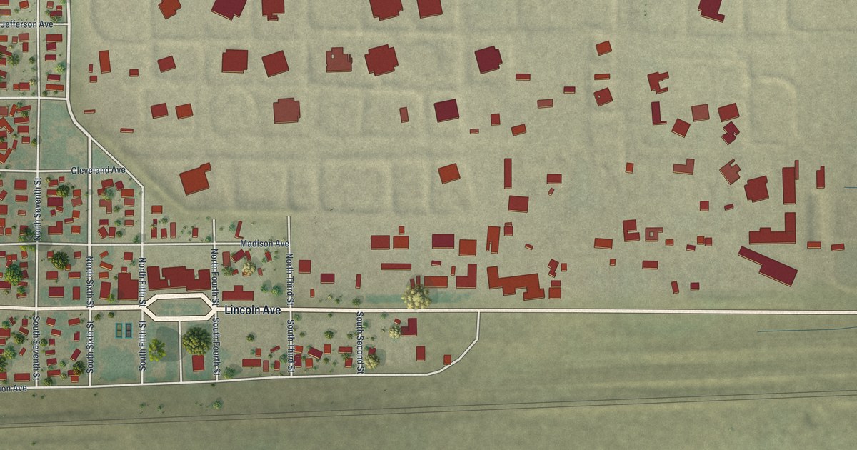 Map of Sinclair, Wyoming in 2026