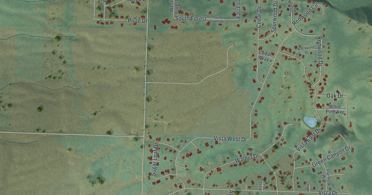 Map of Star Valley Ranch, Wyoming in 2026