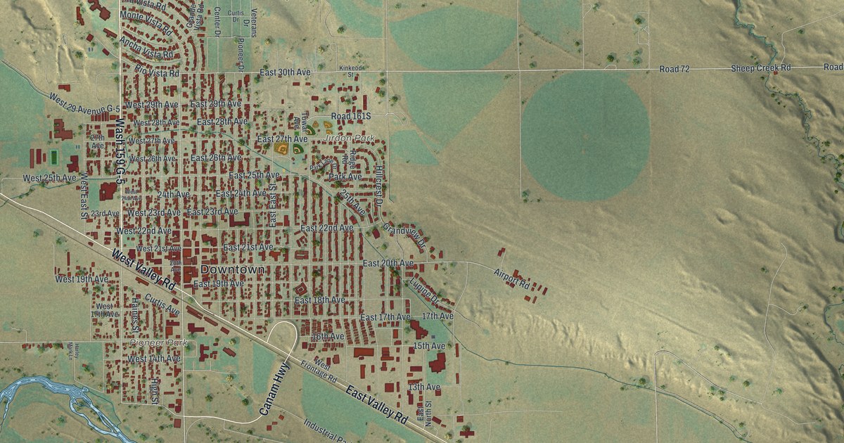 Map of Torrington, Wyoming in 2026