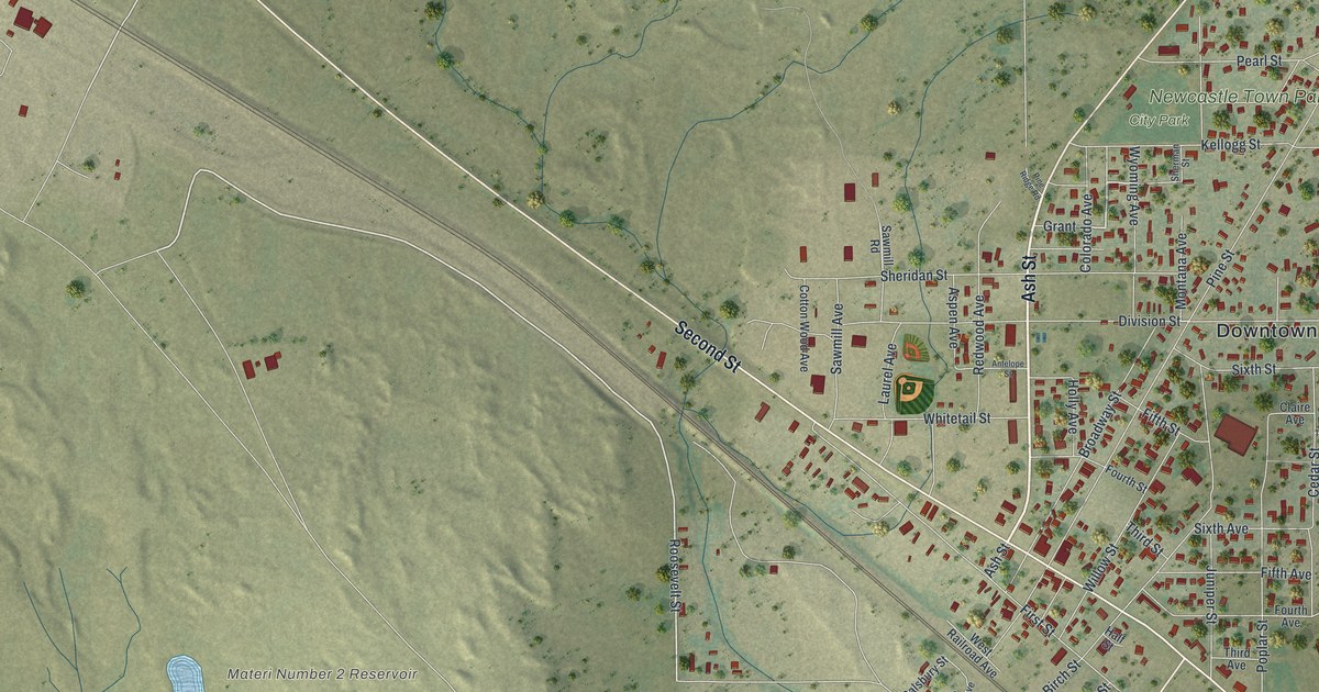 Map of Upton, Wyoming in 2026