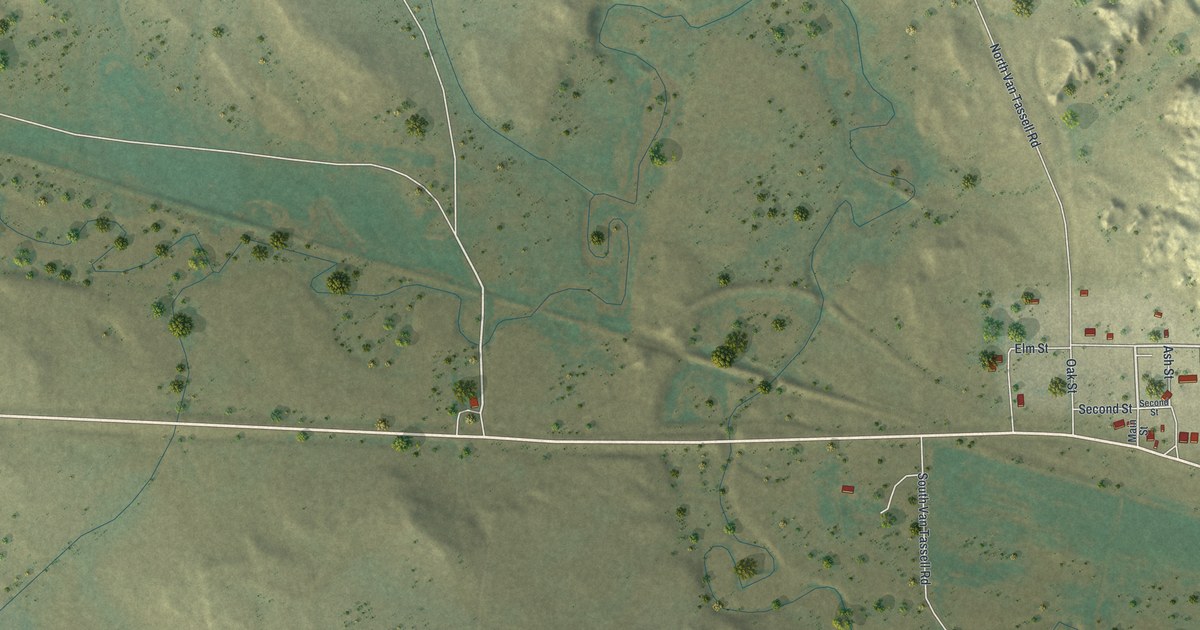Map of Van Tassell, Wyoming in 2026