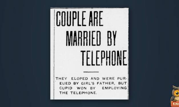 In 1916, an Oklahoma Couple Got Married by Telephone With Her Father on Their Trail