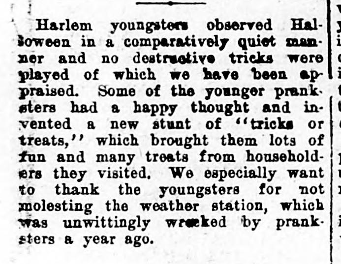 The Harlem News, Harlem, Montana, November 3, 1939.